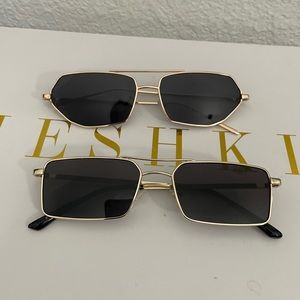 2 pair of sunglasses